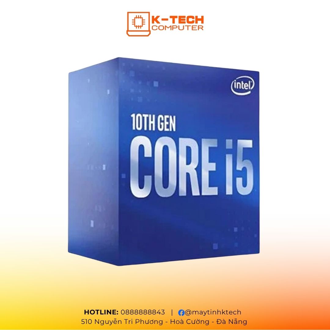 CPU Intel Core i5-10400F (2.9GHz turbo up to 4.3Ghz, 6 nhân 12 luồng, 12MB Cache, 65W) - Socket Intel LGA 1200