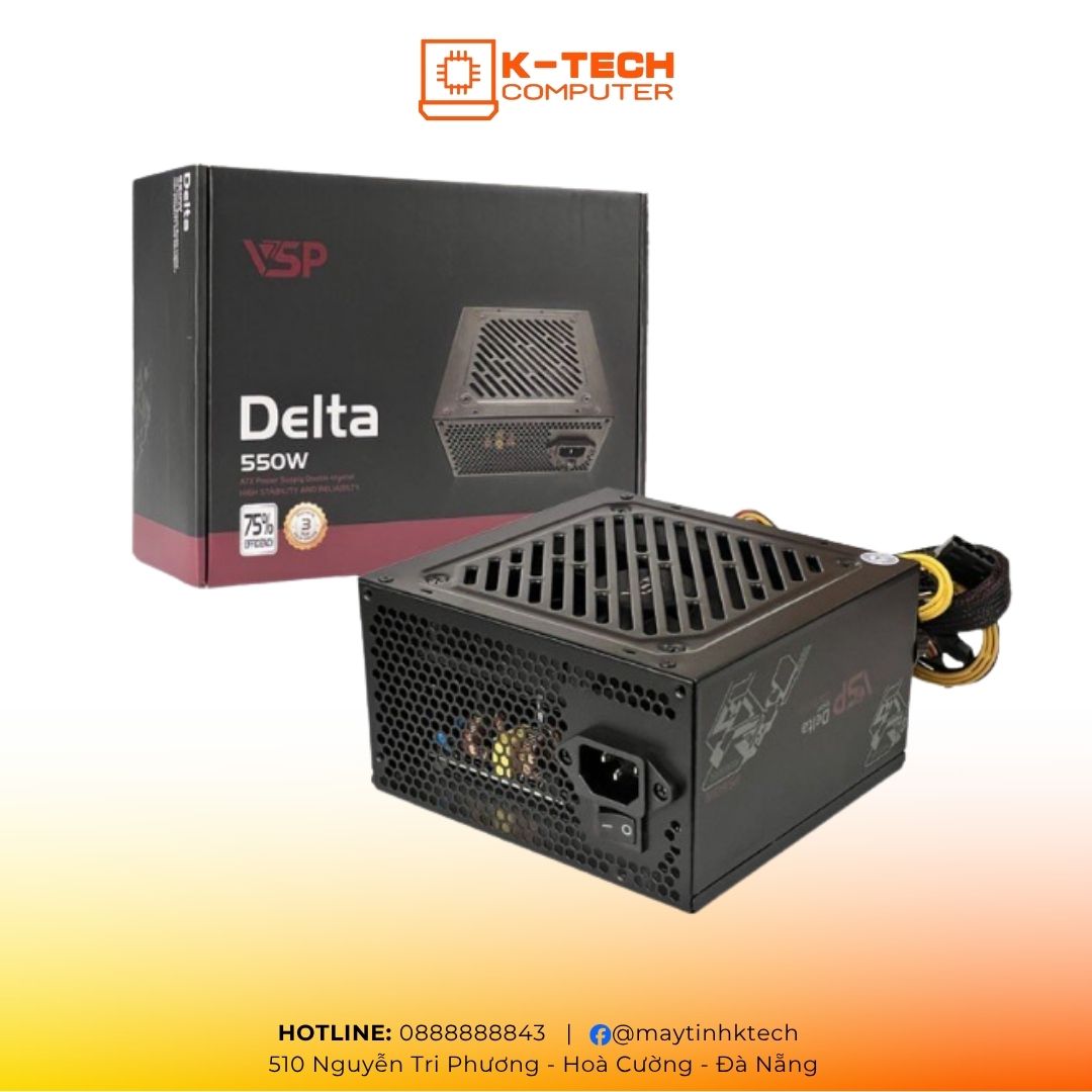 Nguồn VSP Delta P550W | 550W, ATX
